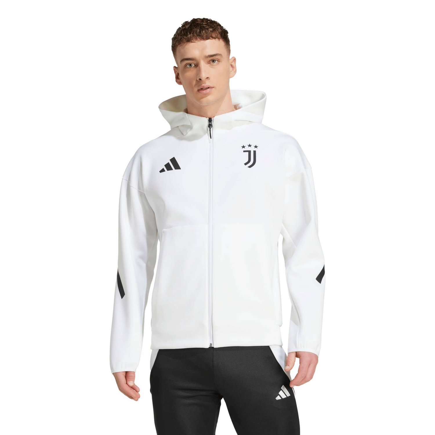 adidas Juventus 2025 26 Anthem Full-Zip Hoodie Jacket
