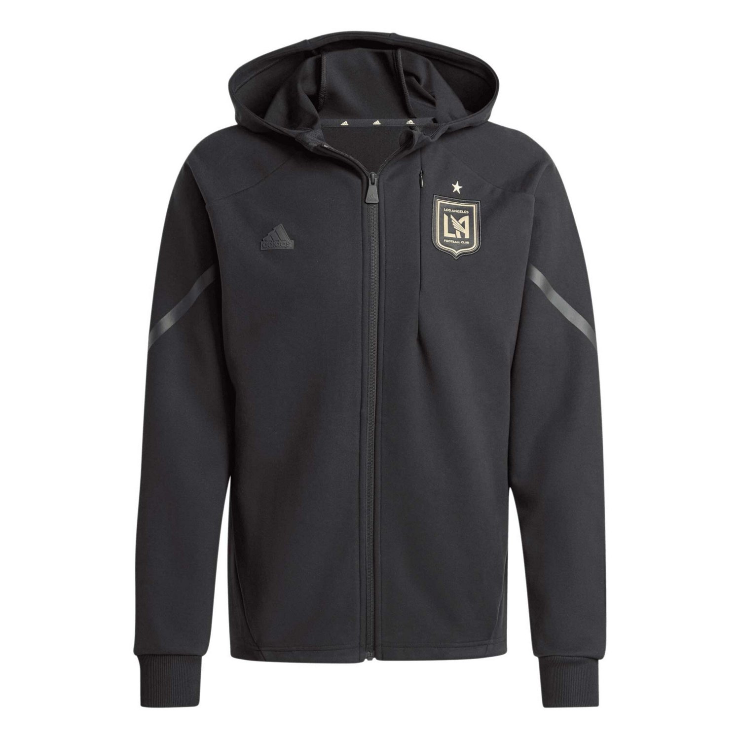 adidas LAFC 2024 Anthem Travel Raglan Sleeve Full-Zip Jacket