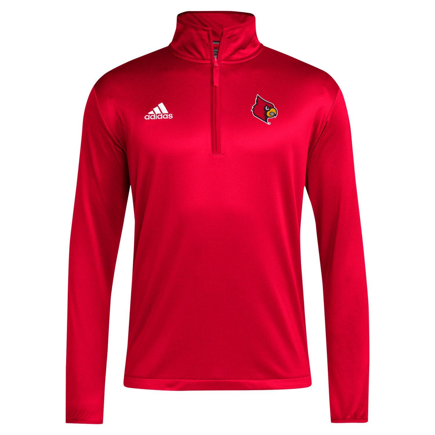 adidas Louisville Cardinals 2024 Coaches Sideline Quarter-Zip Top                                                                - view number 2