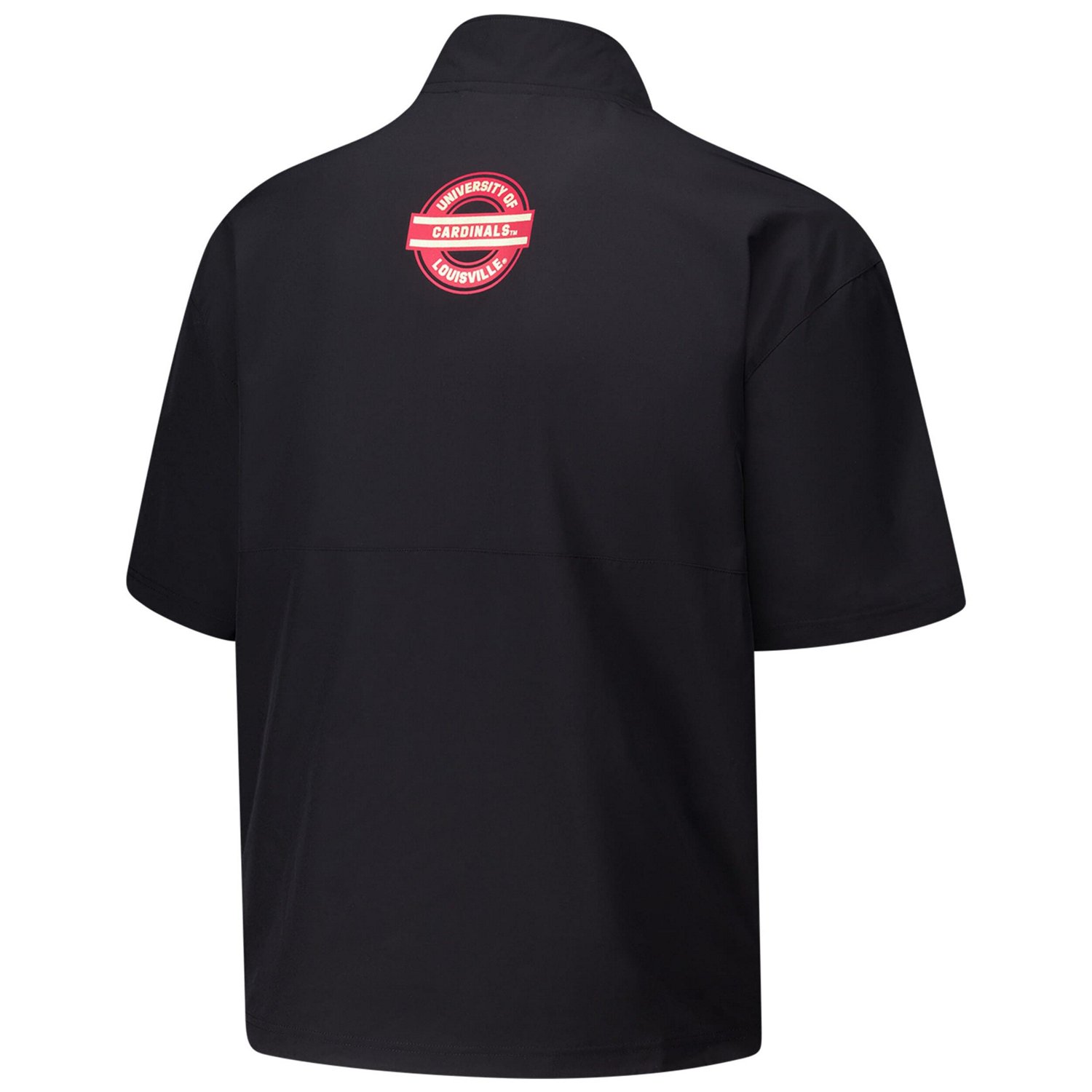 adidas Louisville Cardinals 2024 Half-Zip Short Sleeve Training Jacket                                                           - view number 3