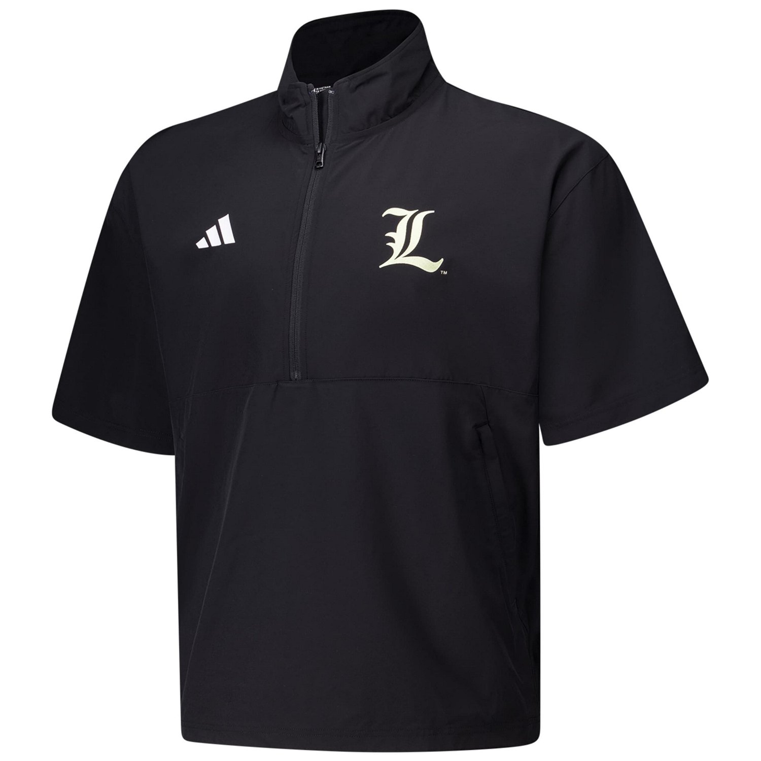 adidas Louisville Cardinals 2024 Half-Zip Short Sleeve Training Jacket                                                           - view number 2