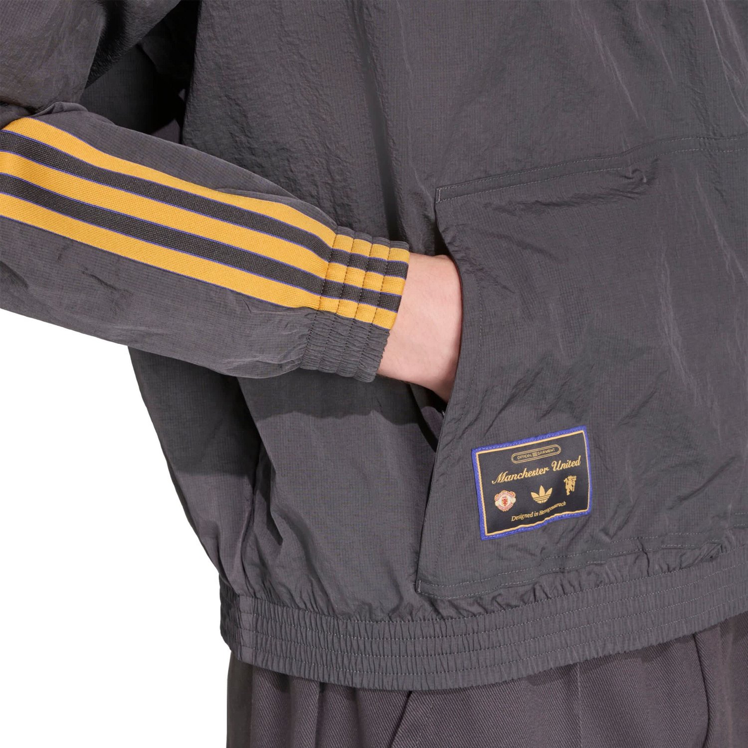 adidas Manchester United Terrace Icons Half-Zip Jacket - view number 3