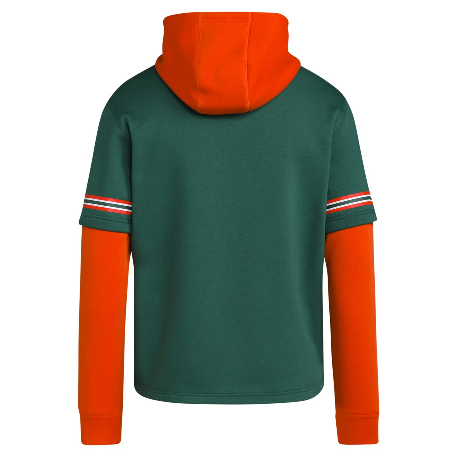 adidas Miami Hurricanes Pullover Baseball Jersey Hoodie - view number 3