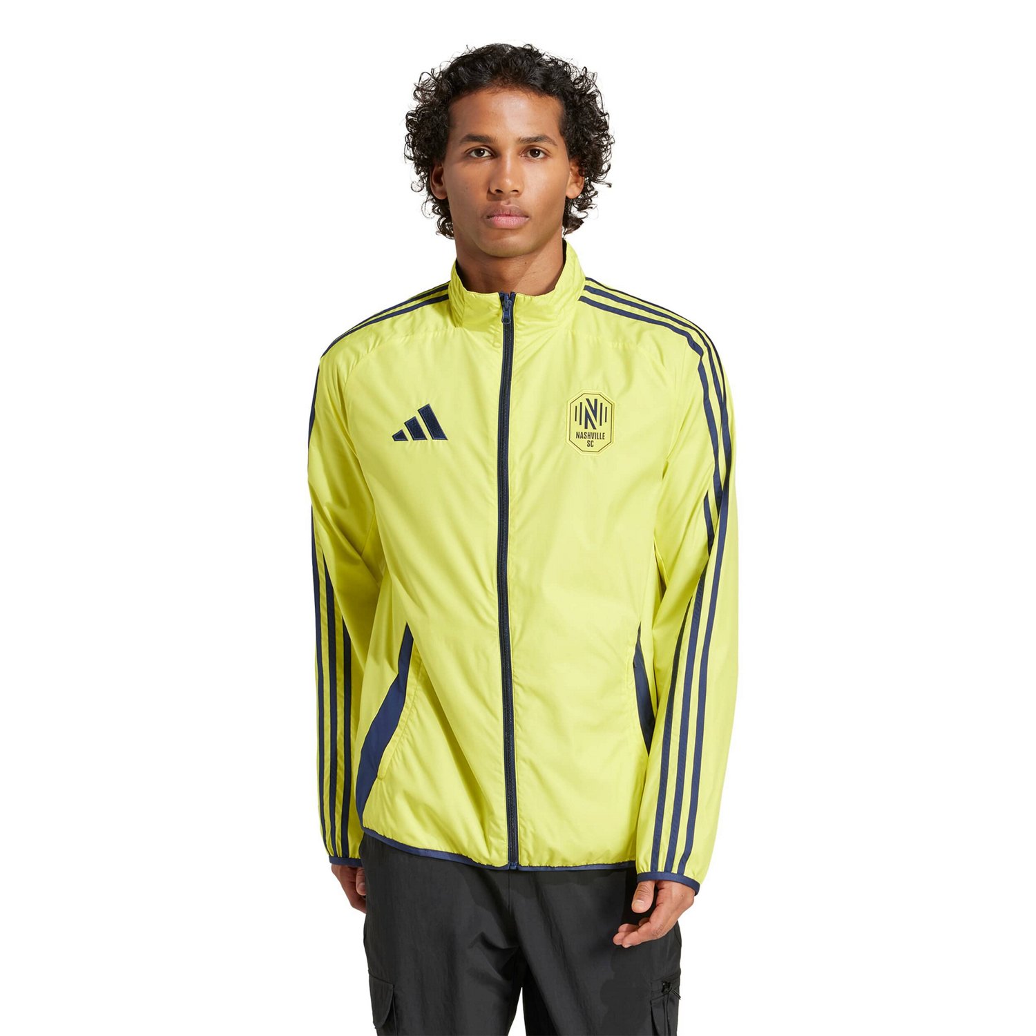 adidas Navy Nashville SC 2025 Anthem Reversible Full-Zip Jacket                                                                  - view number 4