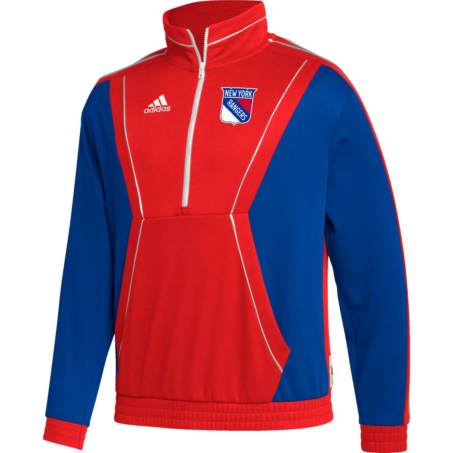 adidas New York Rangers Team Classics Half-Zip Jacket                                                                            - view number 2