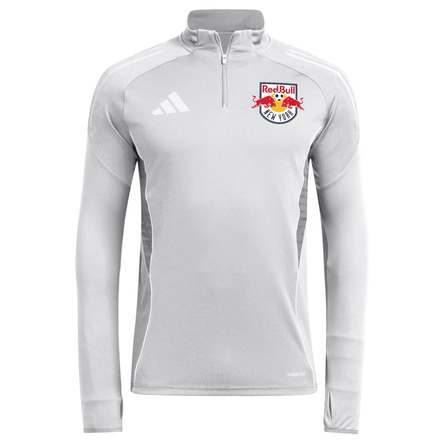adidas New York Red Bulls 2025 Quarter-Zip Long Sleeve Training Top - view number 2