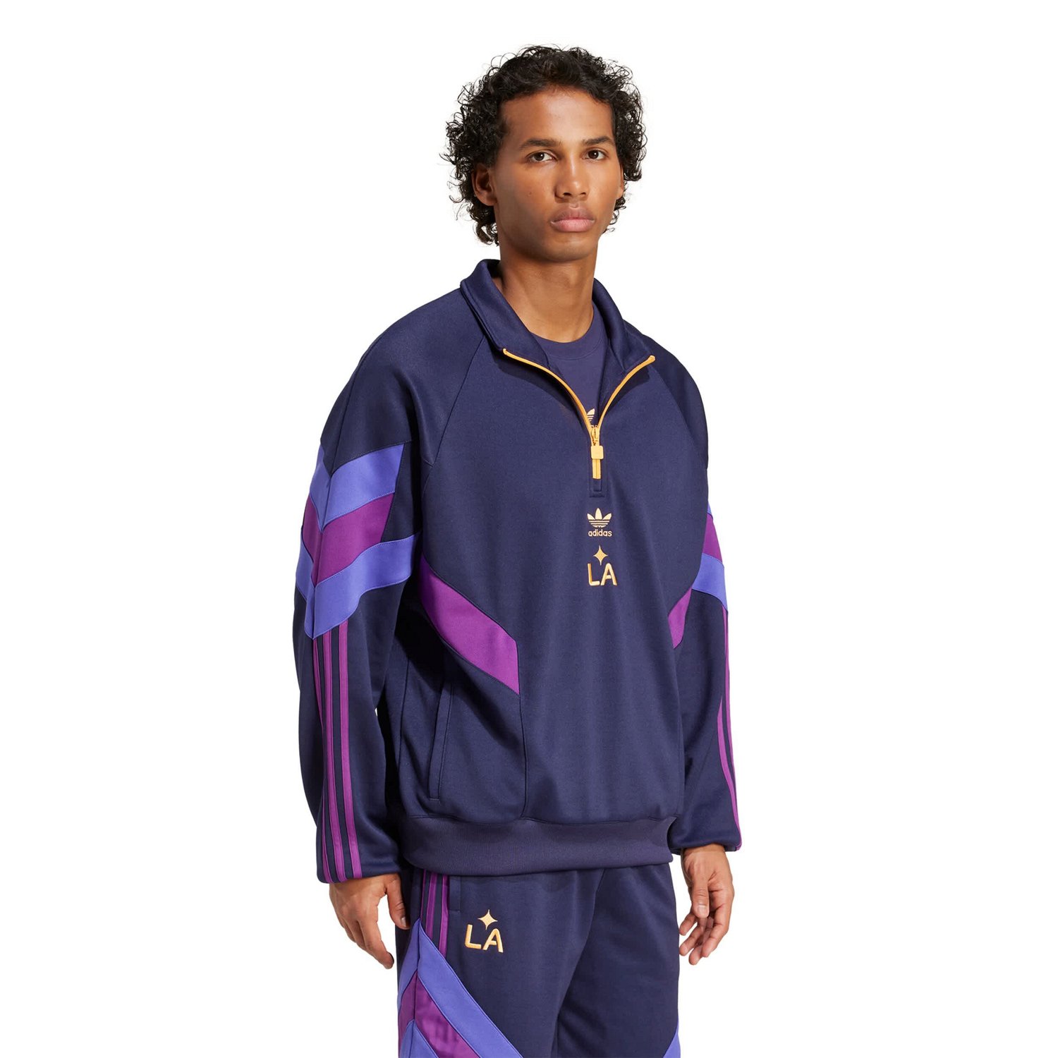 adidas Originals LA Galaxy Culturewear Collection Half-Zip Top - view number 4