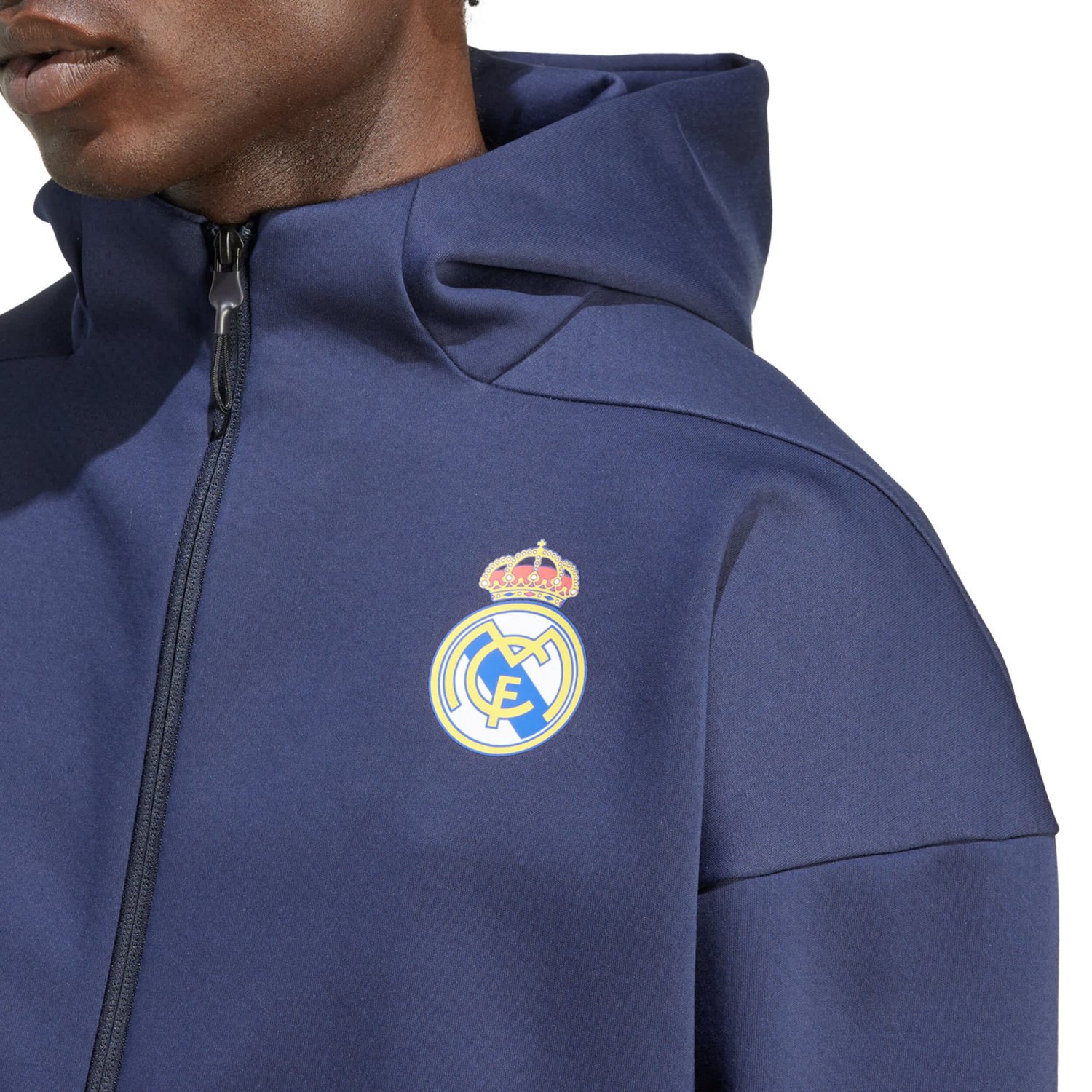 adidas Real Madrid 2025 26 Anthem Full-Zip Hoodie Jacket - view number 4
