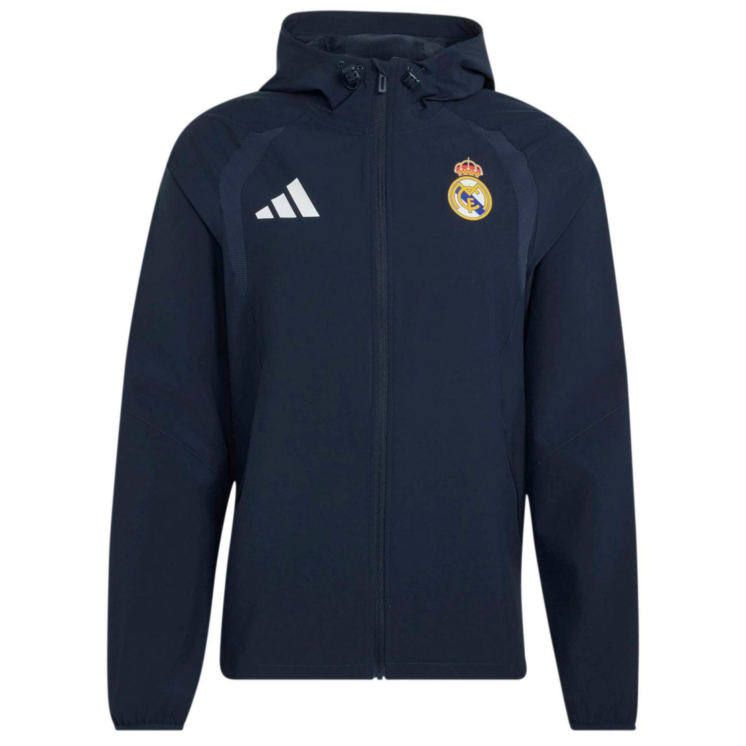 adidas Real Madrid Tiro Travel Full-Zip Windbreaker