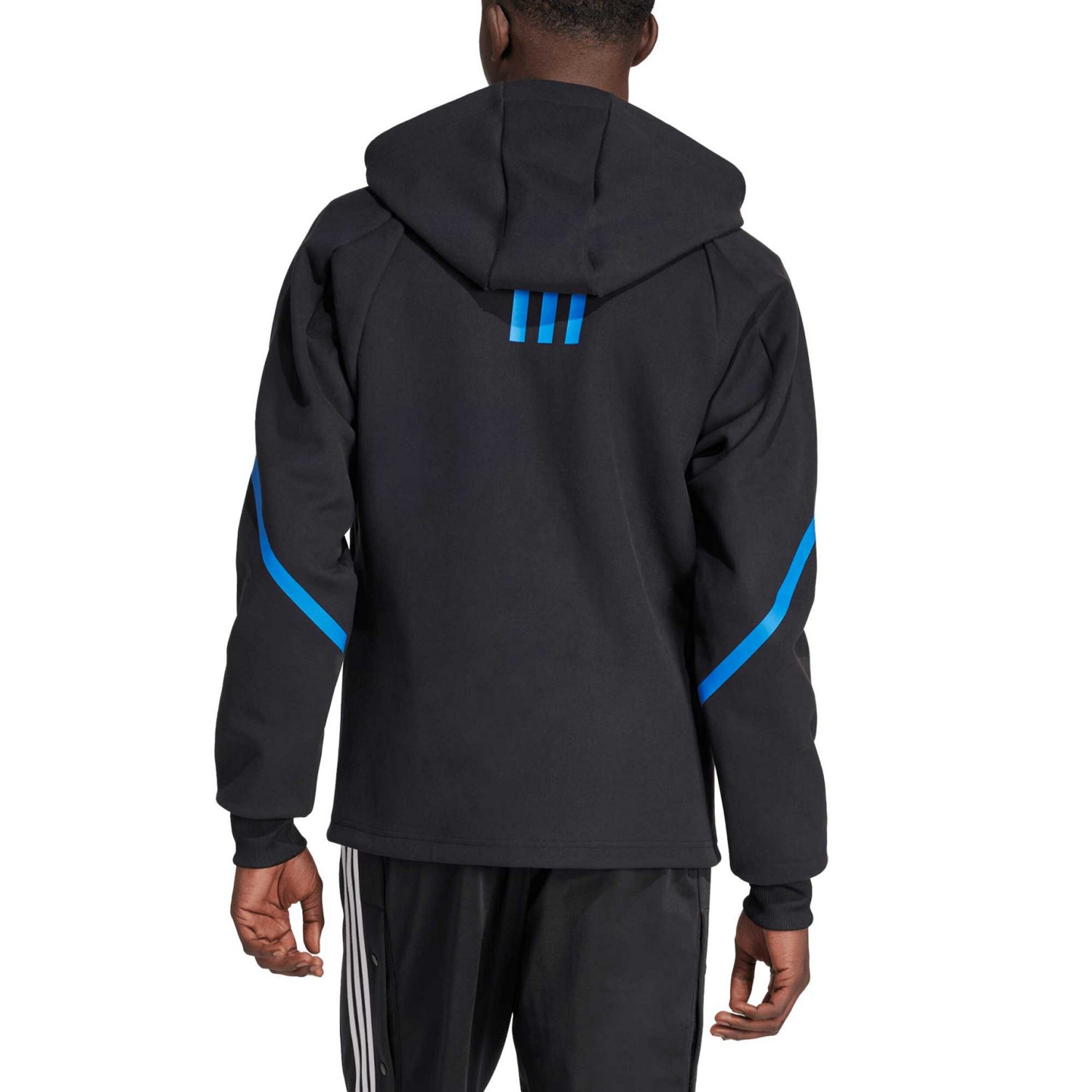 adidas San Jose Earthquakes 2024 Anthem Travel Raglan Sleeve Full-Zip Jacket