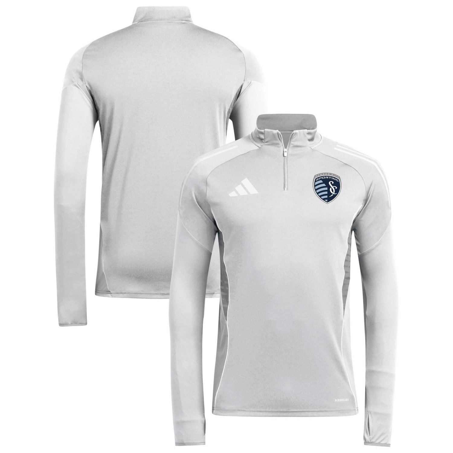 adidas Sporting Kansas City 2025 Quarter-Zip Long Sleeve Training Top