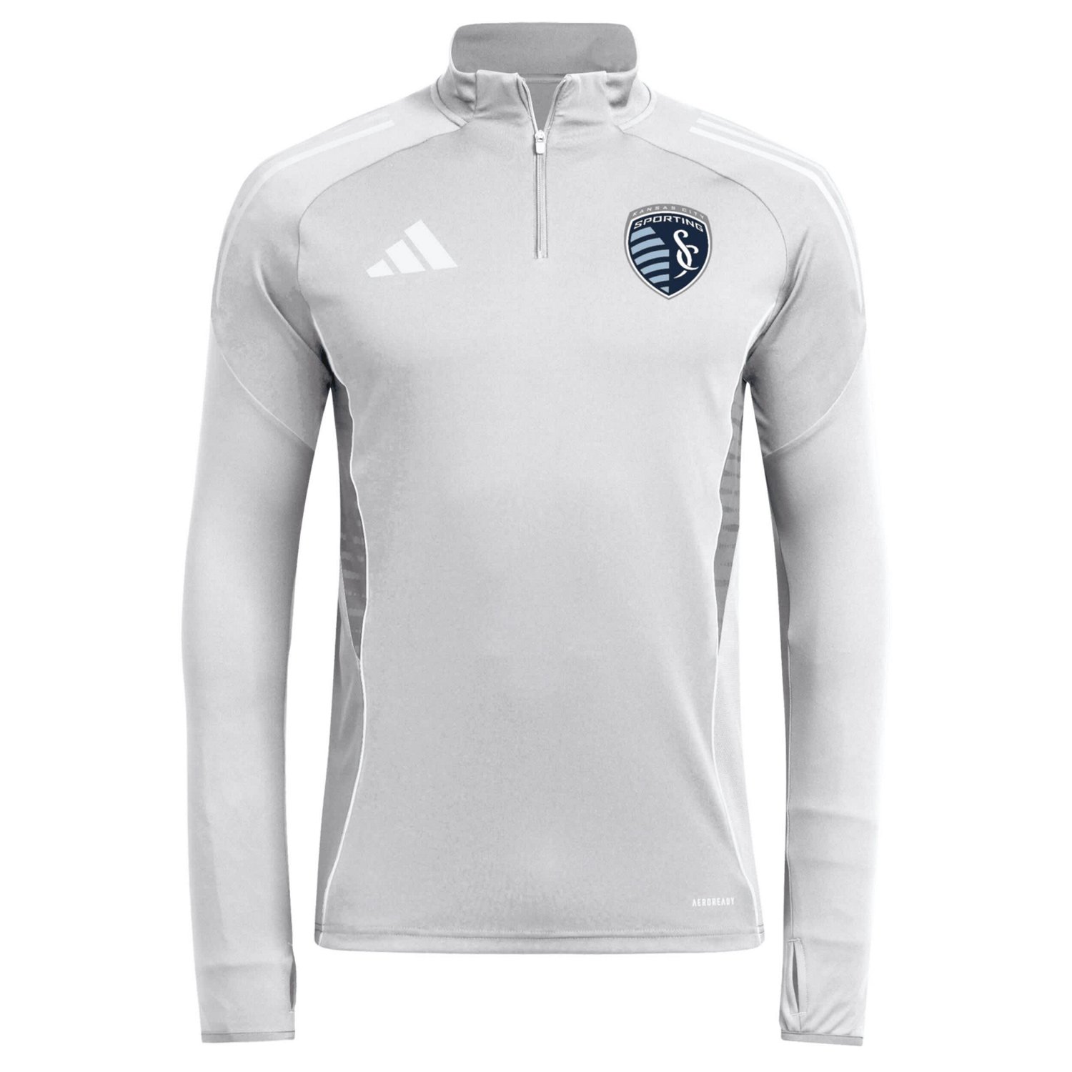 adidas Sporting Kansas City 2025 Quarter-Zip Long Sleeve Training Top - view number 2