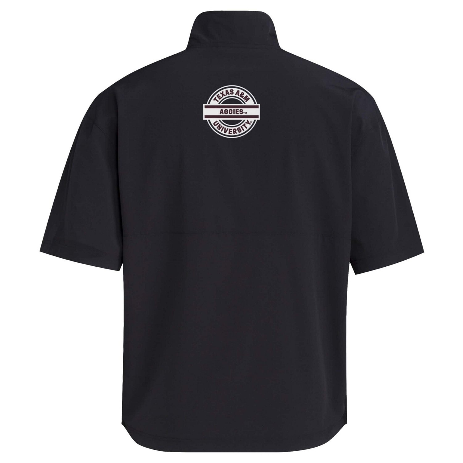 adidas Texas AM Aggies 2024 Half-Zip Short Sleeve Training Jacket - view number 3