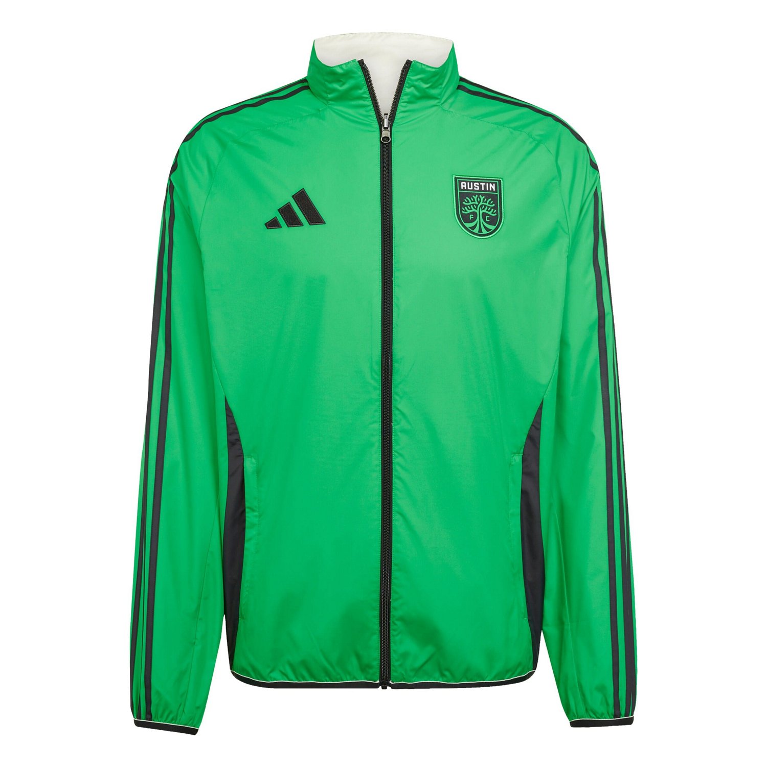 adidas White Austin FC 2025 Anthem Reversible Full-Zip Jacket                                                                    - view number 2