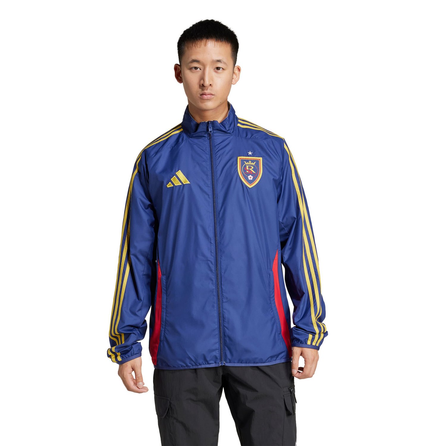 adidas White Real Salt Lake 2025 Anthem Reversible Full-Zip Jacket                                                               - view number 3
