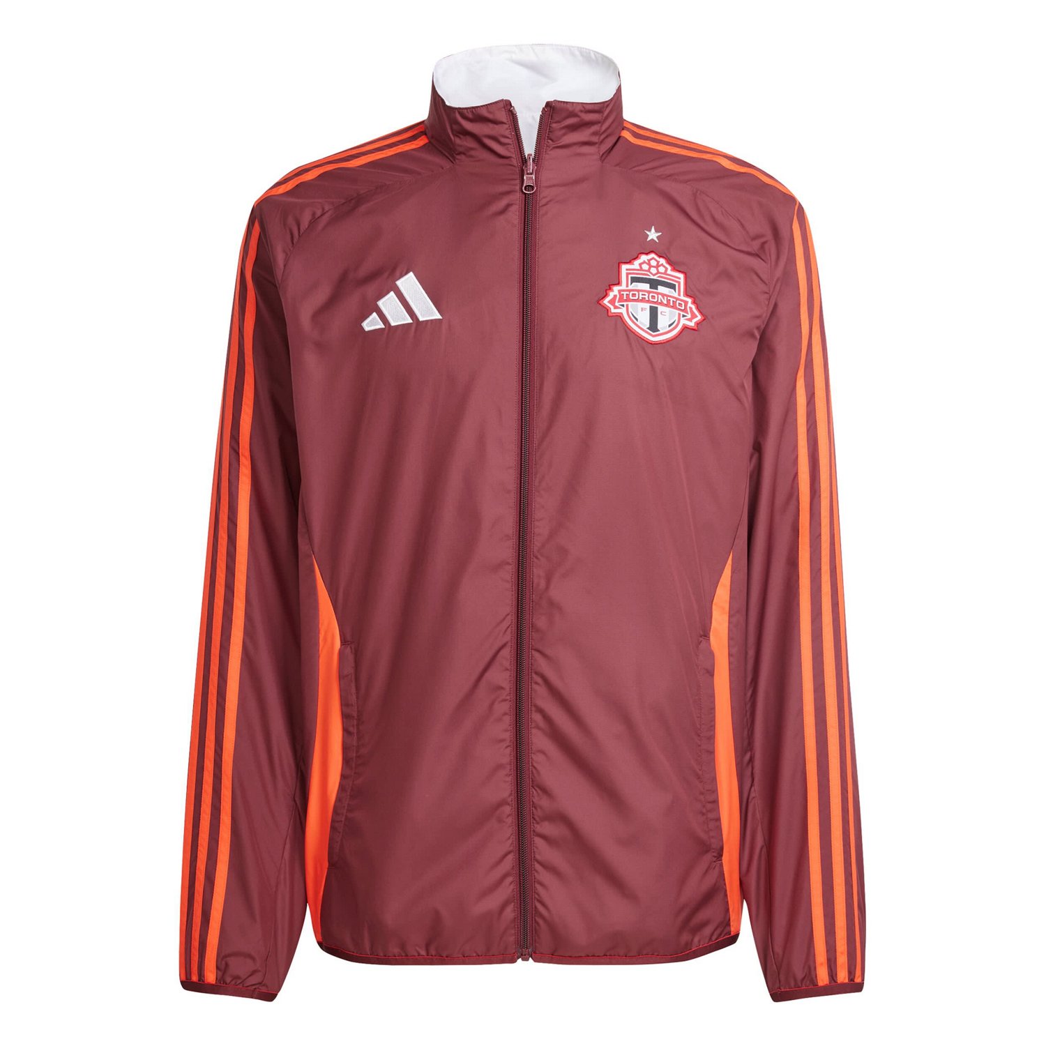 adidas White Toronto FC 2025 Anthem Reversible Full-Zip Jacket                                                                   - view number 2