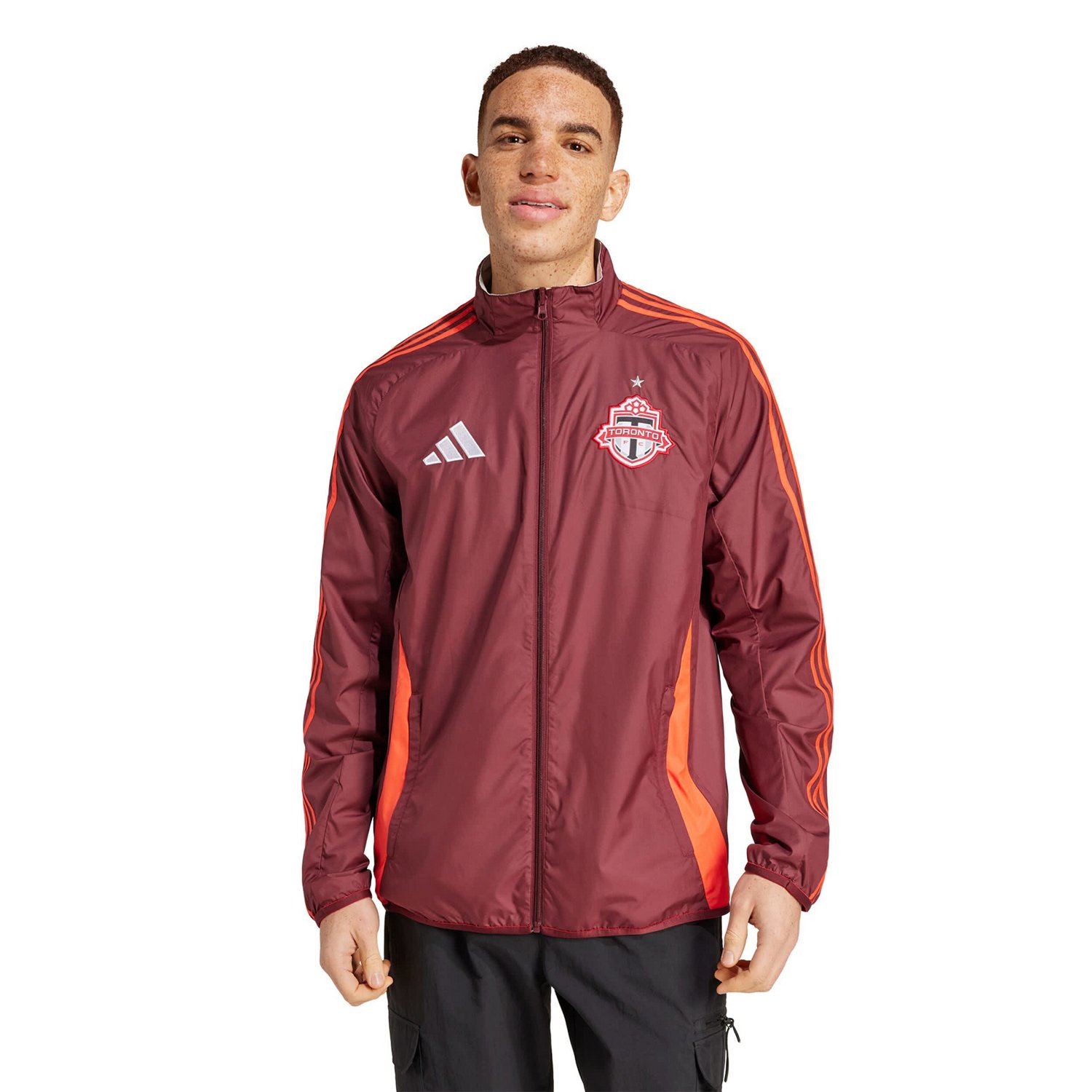 adidas White Toronto FC 2025 Anthem Reversible Full-Zip Jacket                                                                   - view number 3