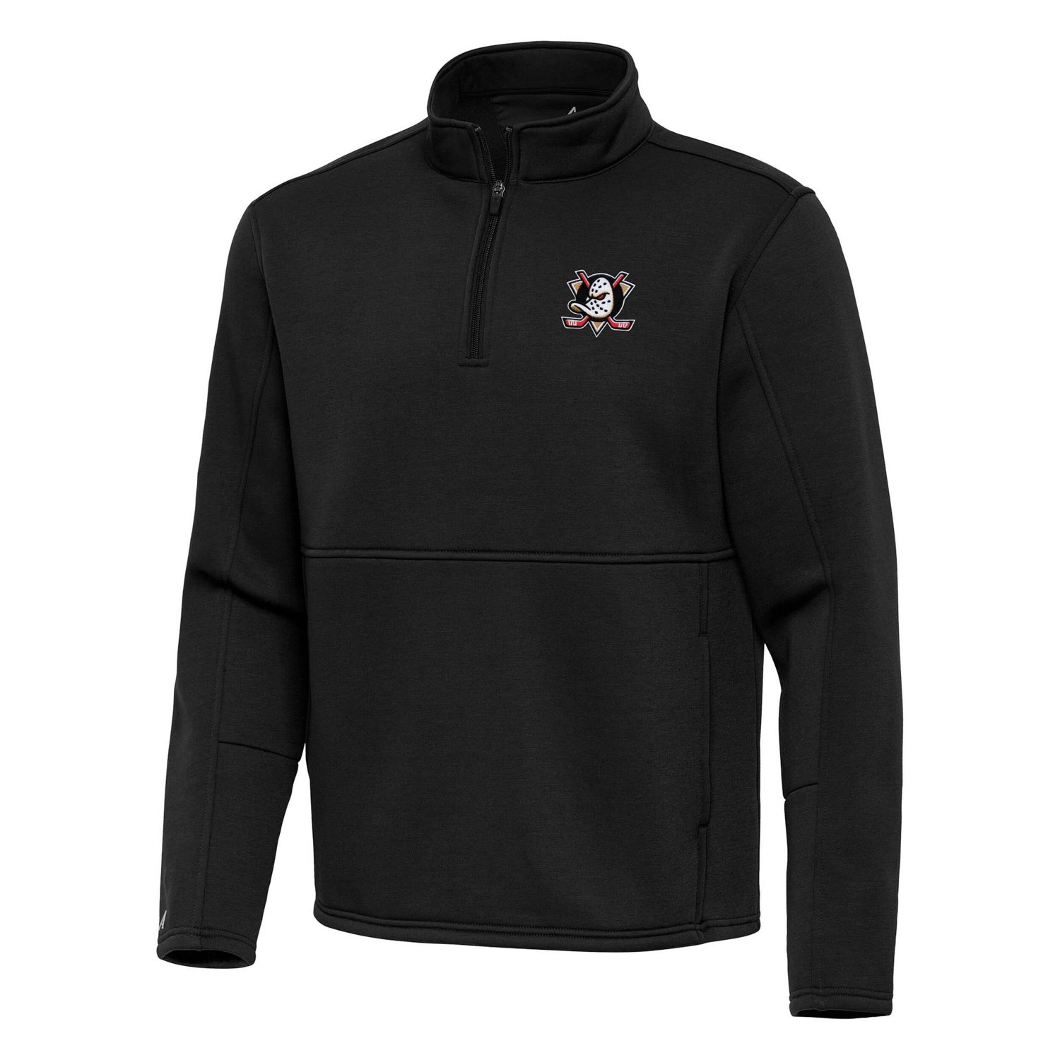 Antigua Anaheim Ducks Twist Quarter-Zip Pullover Jacket - view number 2