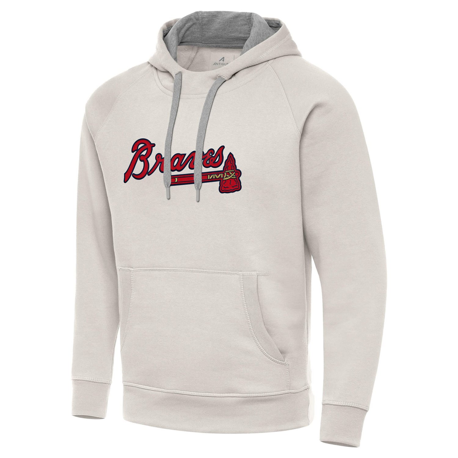 Antigua Atlanta Braves Victory Pullover Hoodie - view number 2