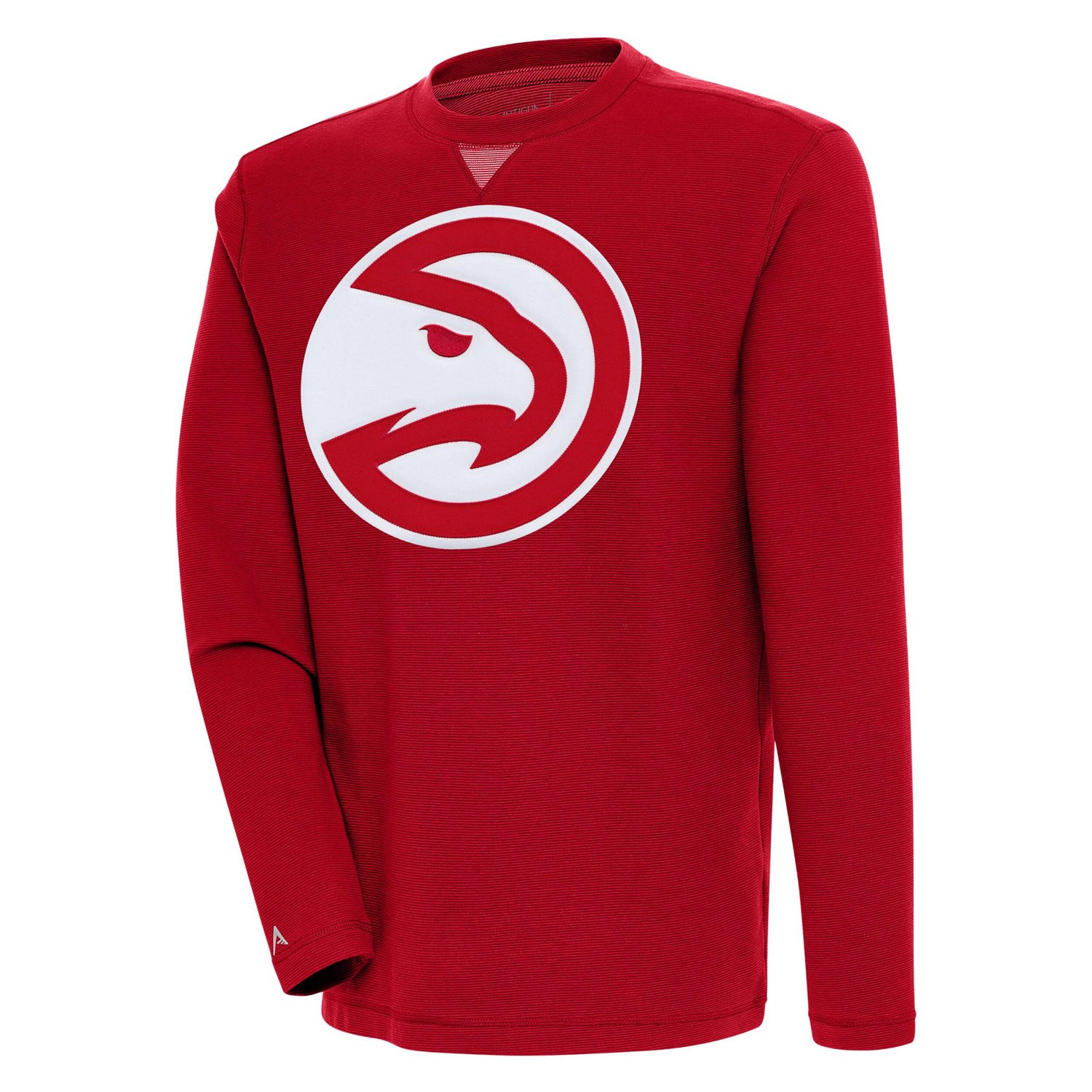 Antigua Atlanta Hawks Flier Bunker Pullover Sweatshirt