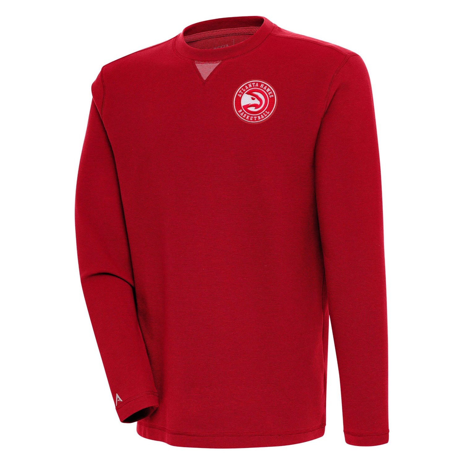 Antigua Atlanta Hawks Flier Bunker Pullover Sweatshirt