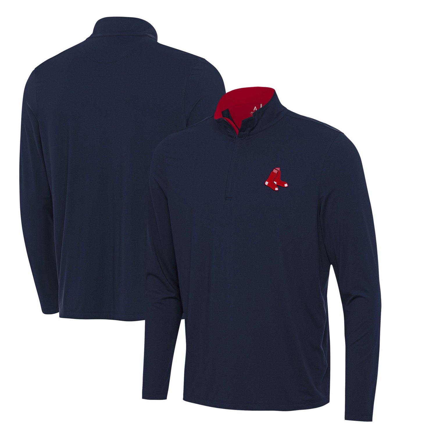Antigua Boston Red Sox Content Quarter-Zip Top