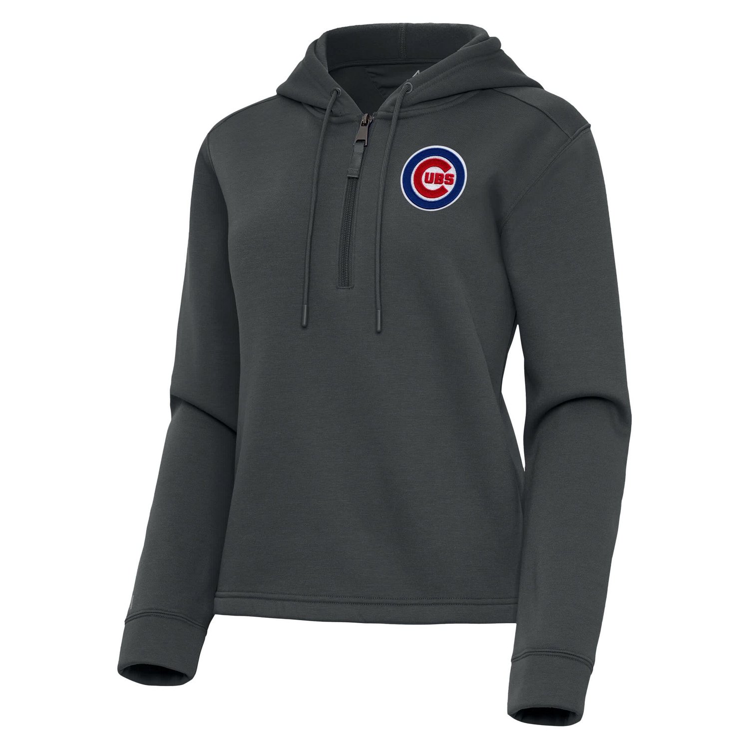 Antigua Chicago Cubs Contemporary Quarter-Zip Hoodie
