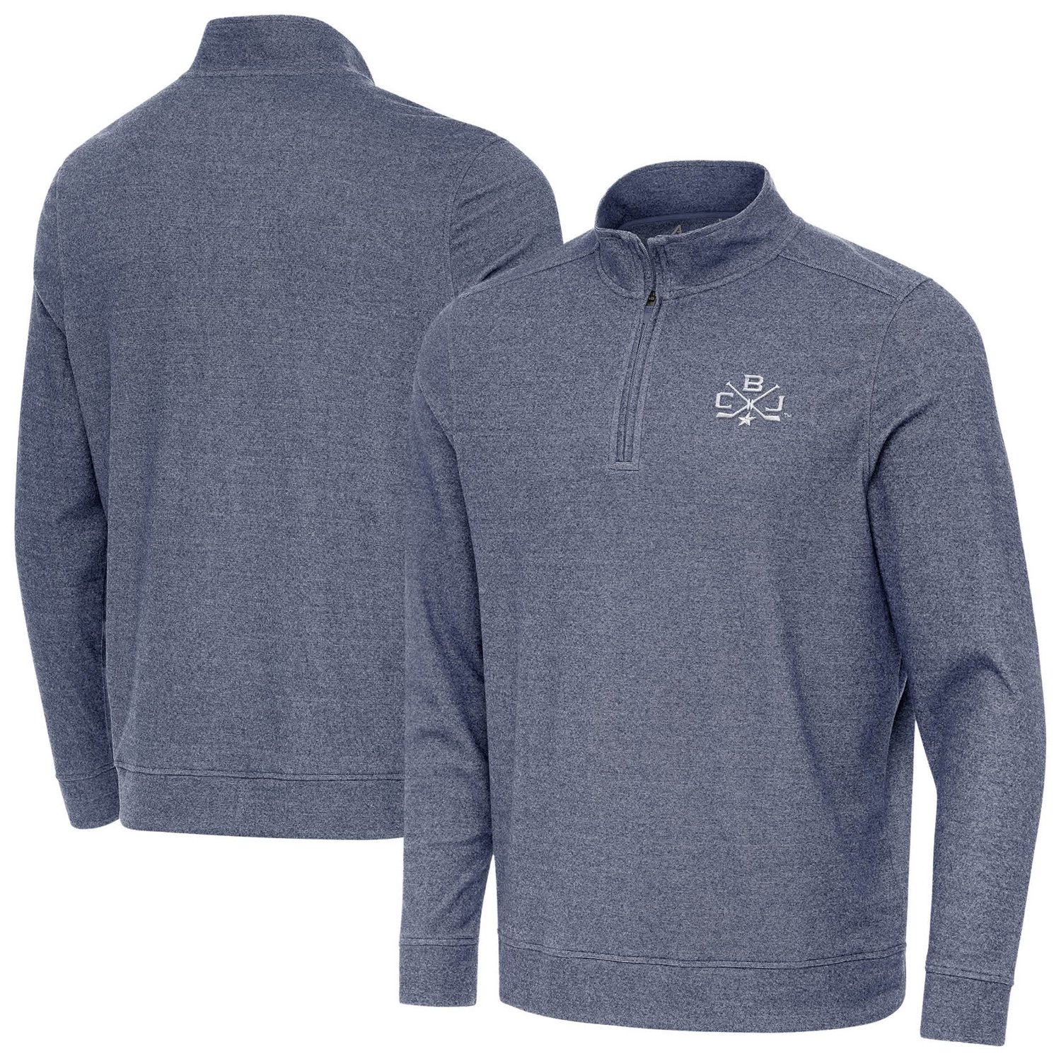 Antigua Columbus Blue Jackets 2025 NHL Stadium Series Subtle Quarter-Zip Top                                                     - view number 1