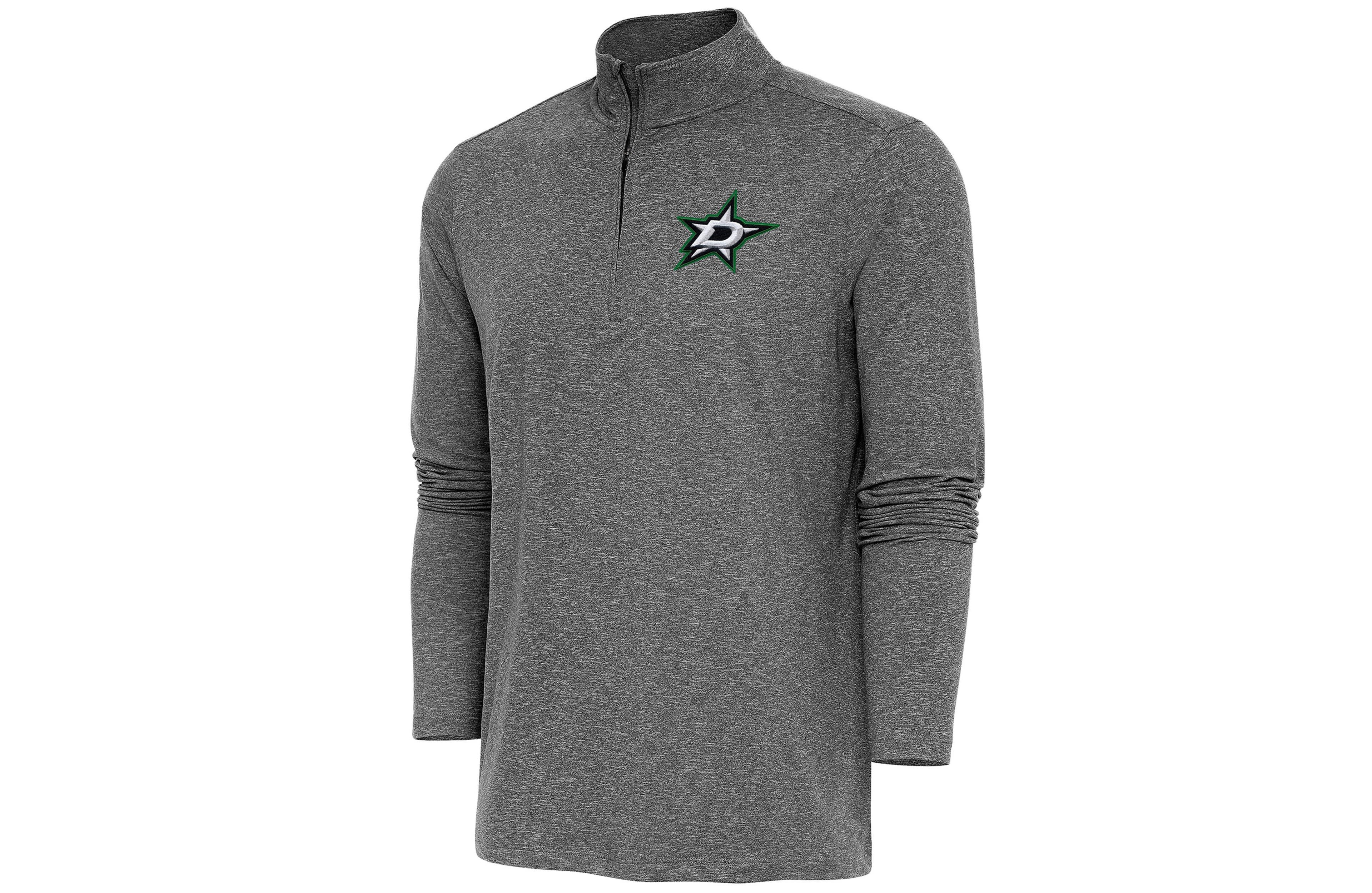 Antigua Dallas Stars Hunk Quarter-Zip Pullover Top