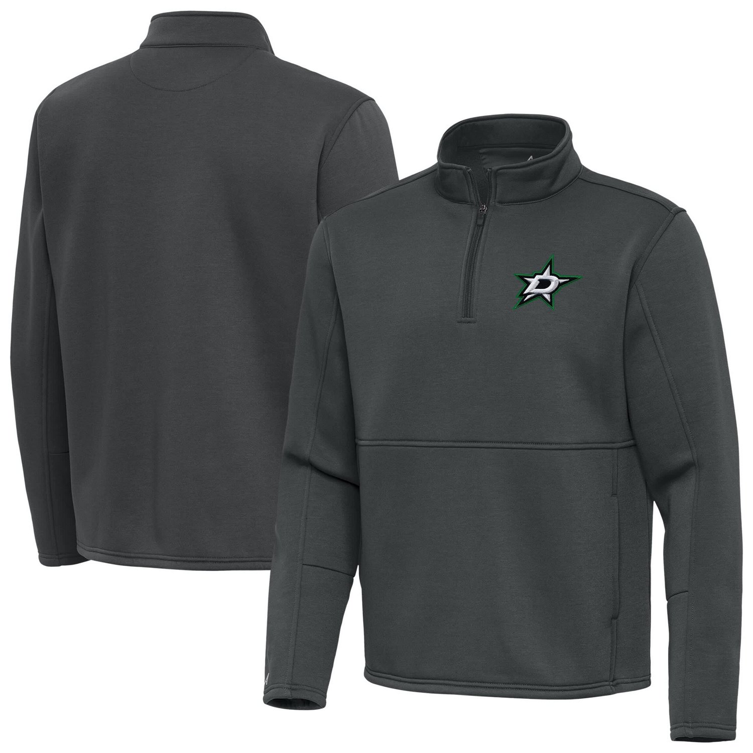 Antigua Dallas Stars Twist Quarter-Zip Pullover Jacket