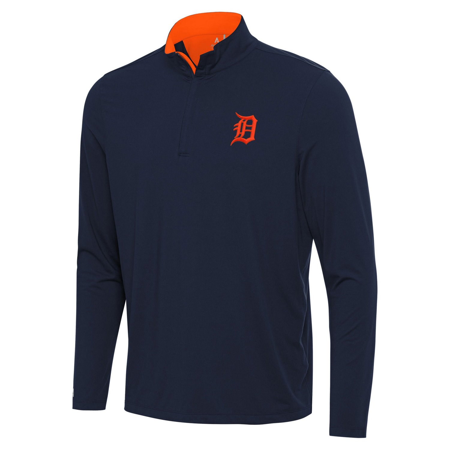 Antigua Detroit Tigers Content Quarter-Zip Top - view number 2