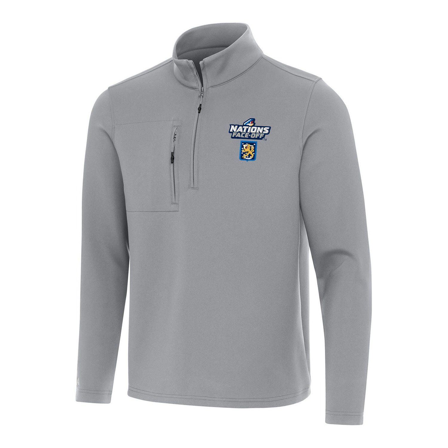Antigua Finland Hockey 2025 4 Nations Face Off Insider Quarter-Zip Top