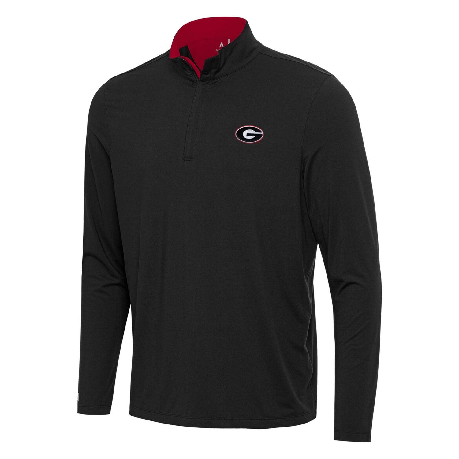 Antigua Georgia Bulldogs Content Quarter-Zip Pullover Top - view number 2