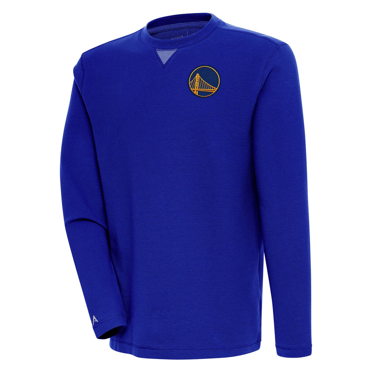 Antigua Golden State Warriors Flier Bunker Pullover Sweatshirt