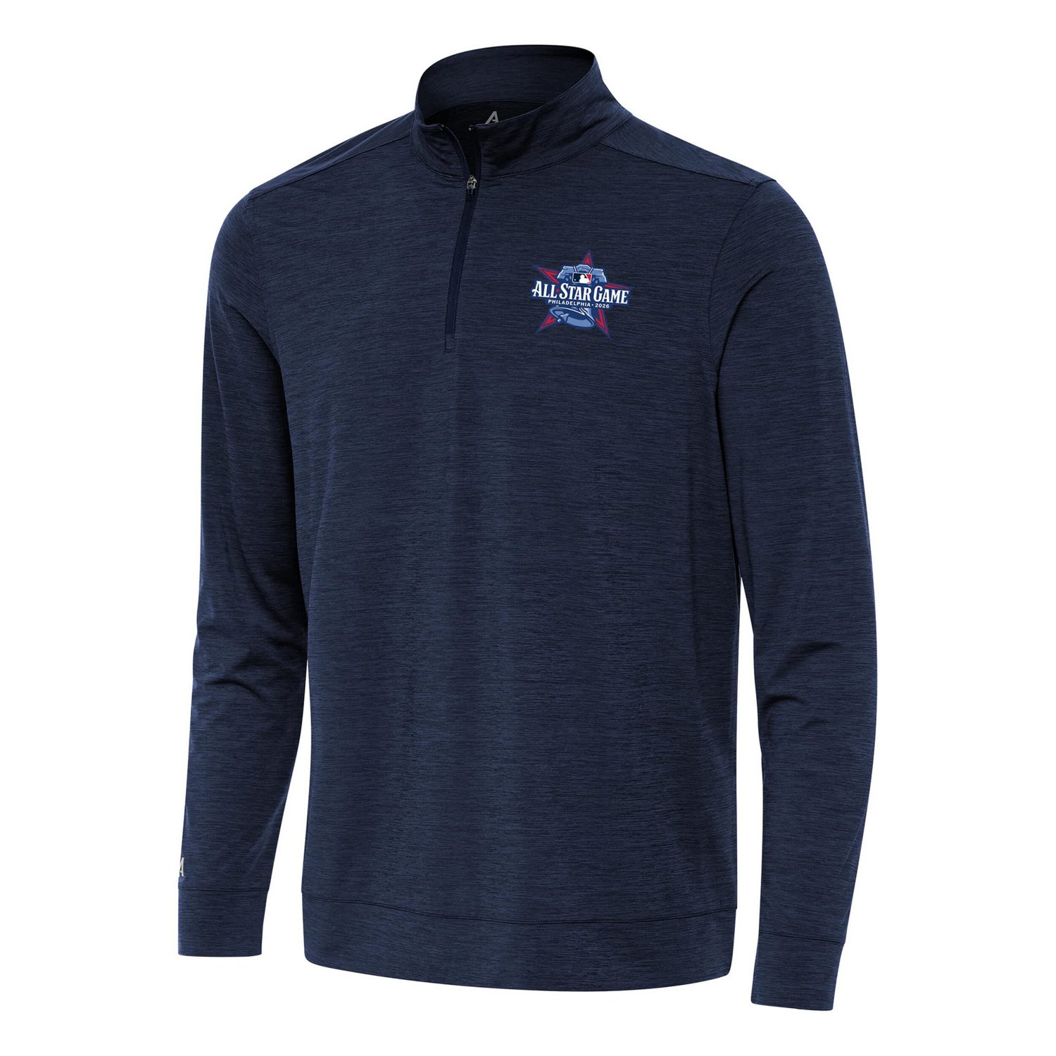 Antigua Heather 2026 MLB All-Star Game Bright Quarter-Zip Pullover - view number 2