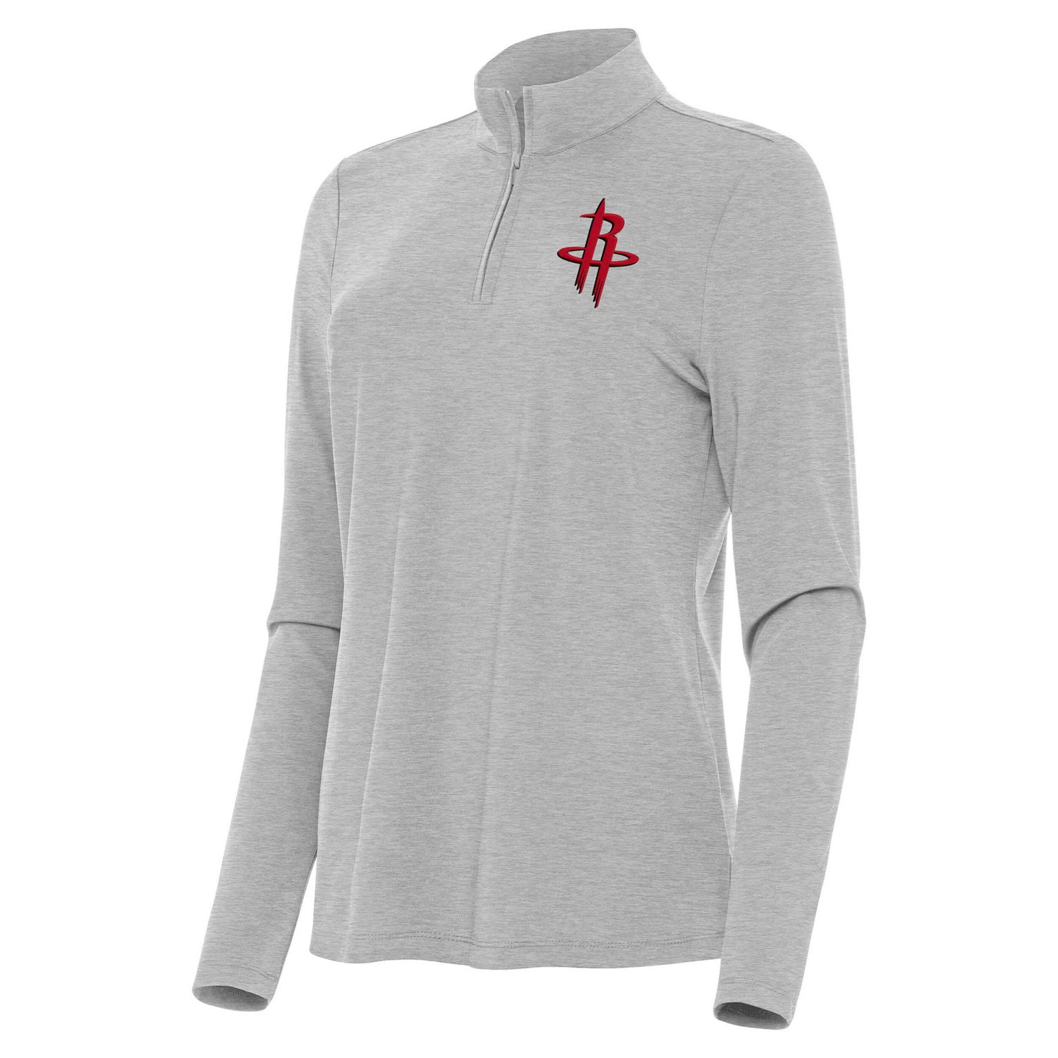 Antigua Heather Houston Rockets Bright Quarter-Zip Top                                                                           - view number 1