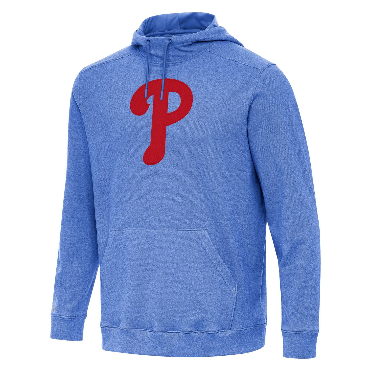 Antigua Heather Philadelphia Phillies Cloud Pullover Hoodie
