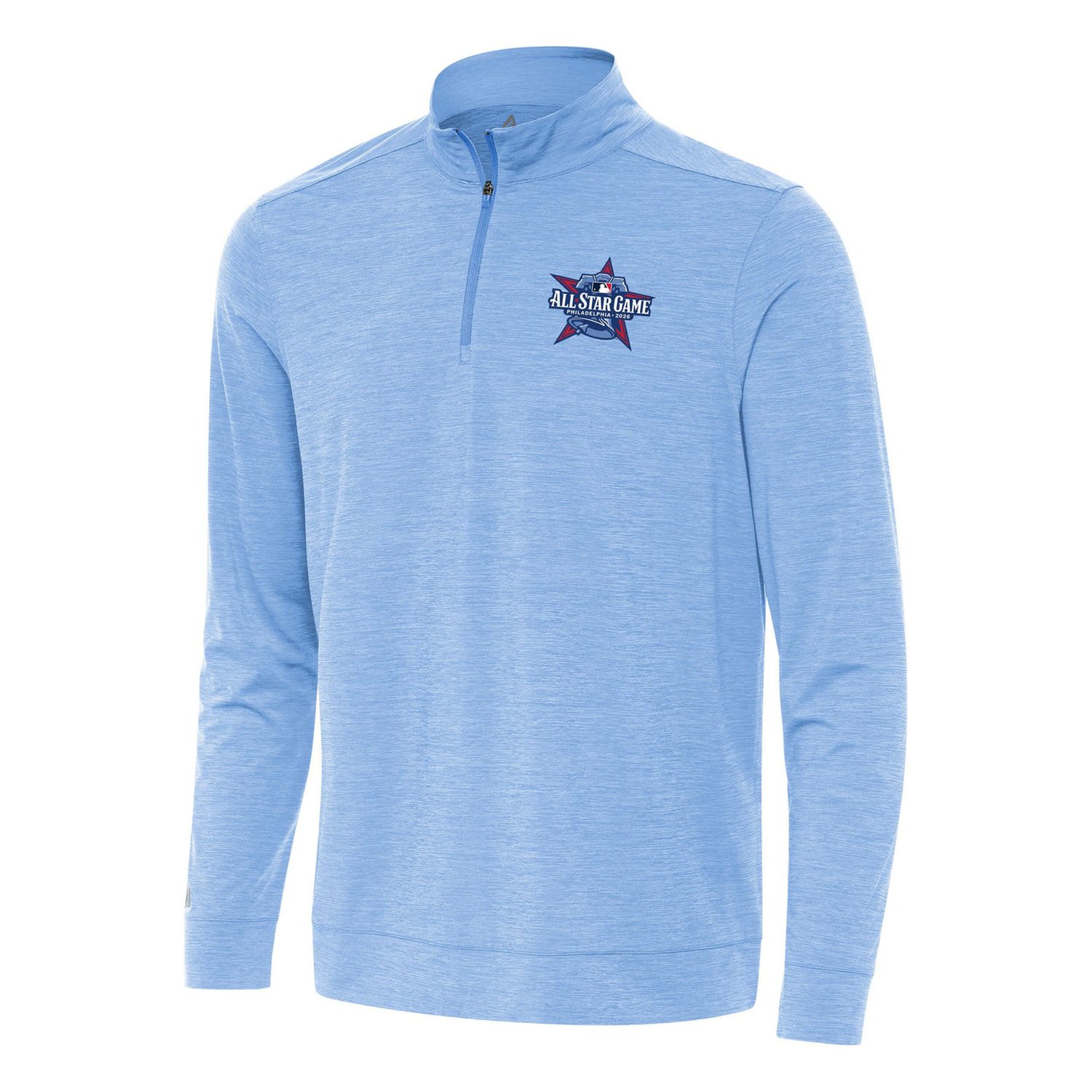 Antigua Heather Powder 2026 MLB All-Star Game Bright Quarter-Zip Pullover - view number 2