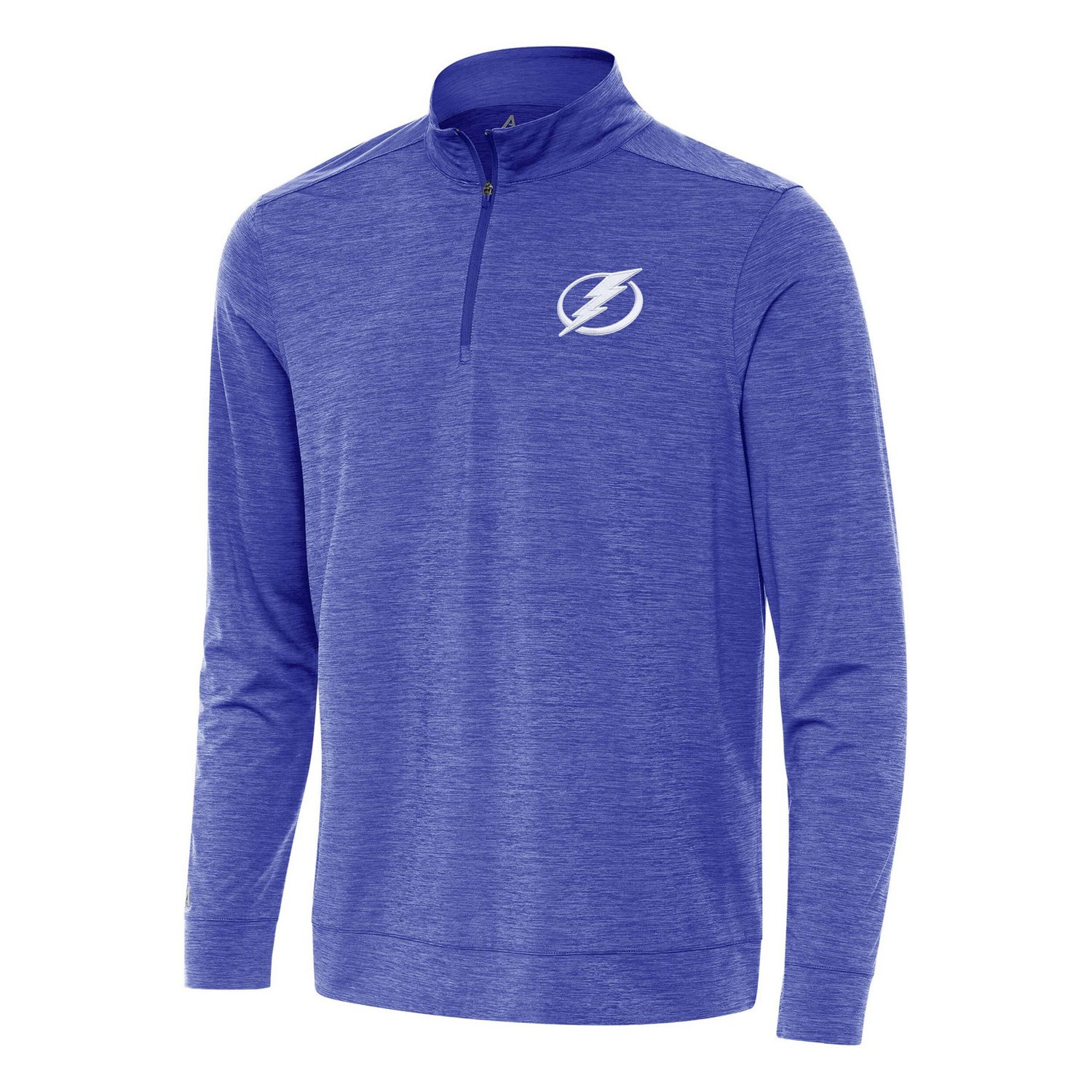 Antigua Heather Tampa Bay Lightning Bright Quarter-Zip Top