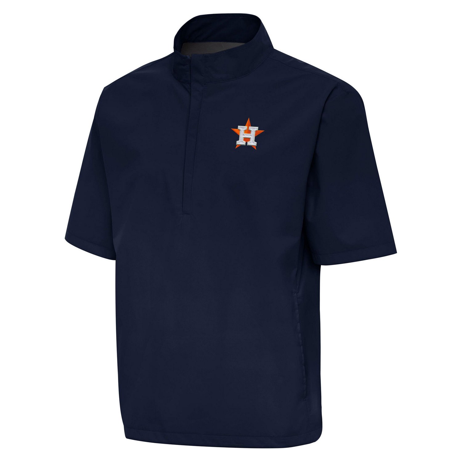 Antigua Houston Astros Brisk Quarter-Zip Wind Shirt