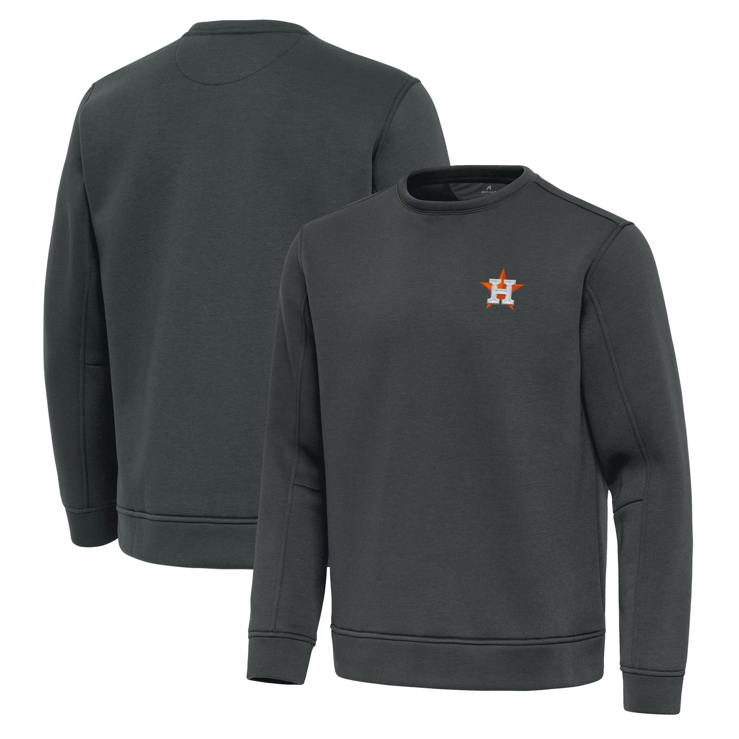 Antigua Houston Astros Relevant Lightweight Pullover Sweatshirt