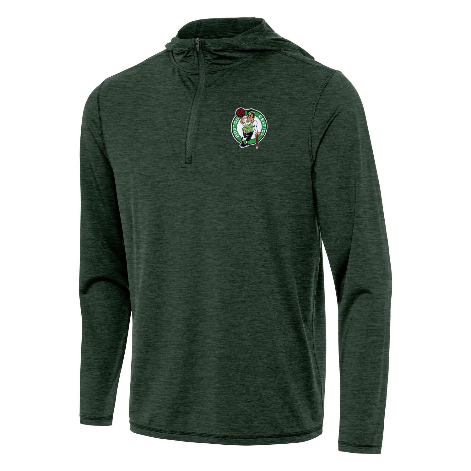 Antigua Hunter Boston Celtics Tidy Quarter-Zip Hoodie                                                                            - view number 1