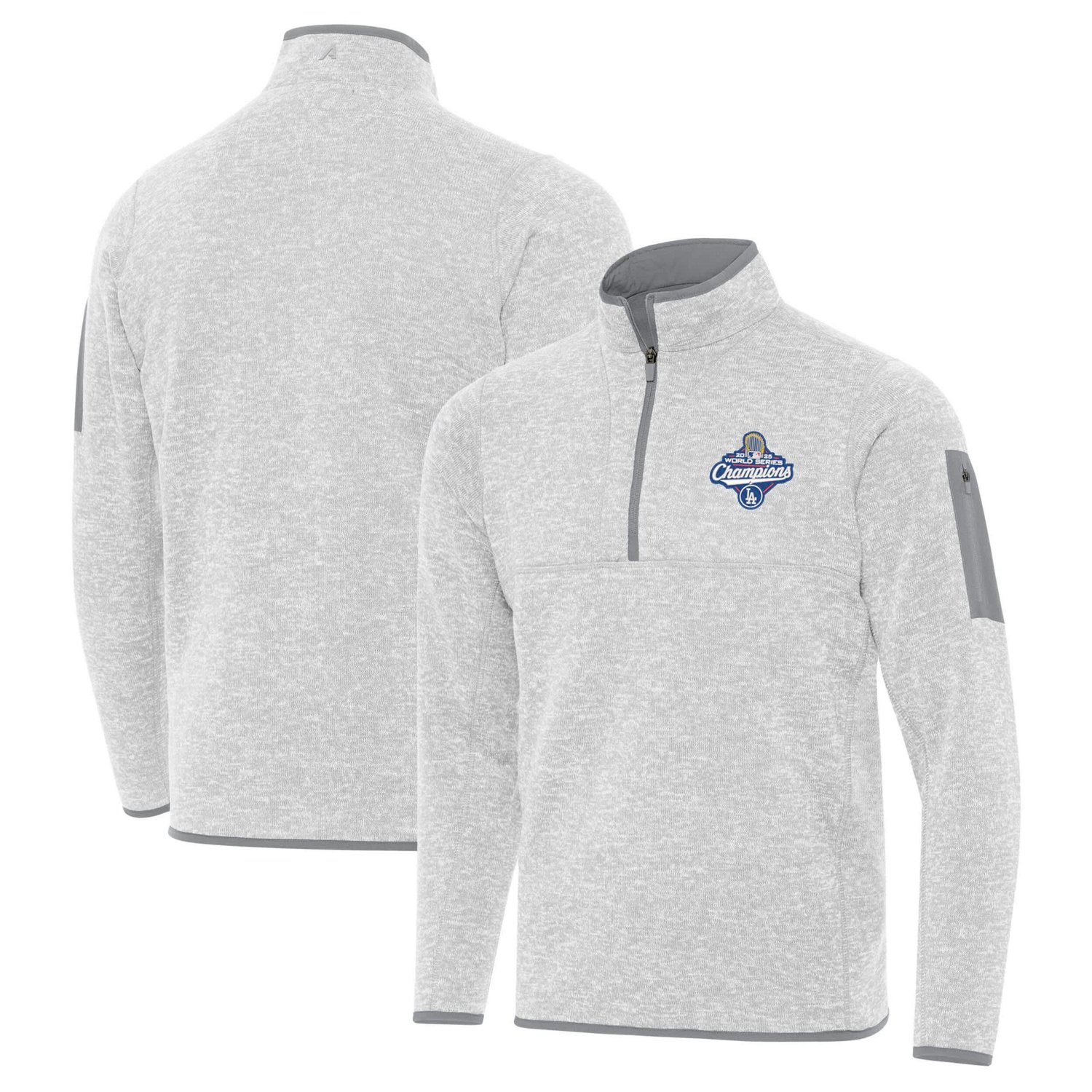 Antigua Los Angeles Dodgers 2025 World Series Champions Fortune Quarter-Zip Jacket