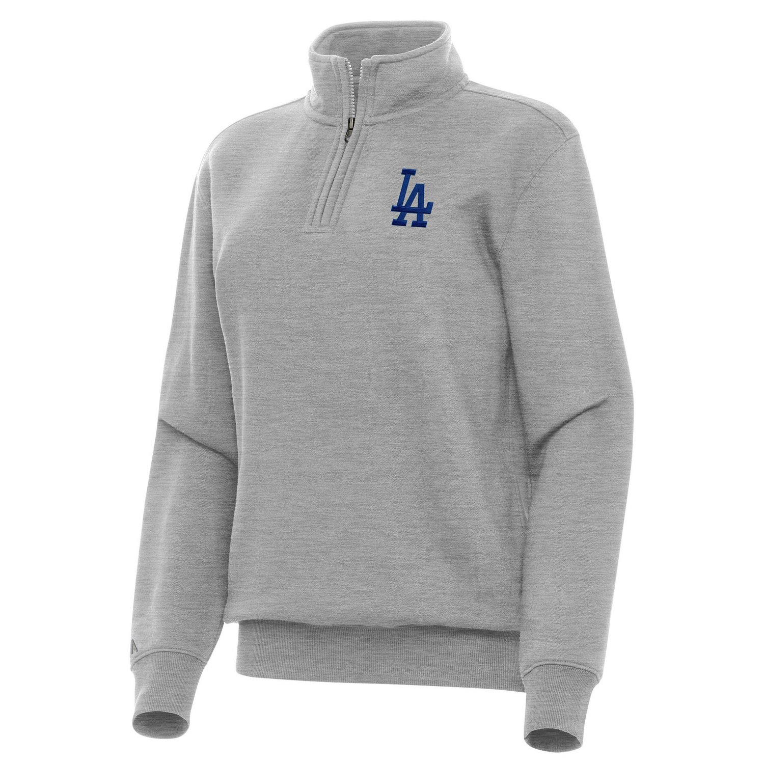 Antigua Los Angeles Dodgers Victory Quarter-Zip Sweatshirt
