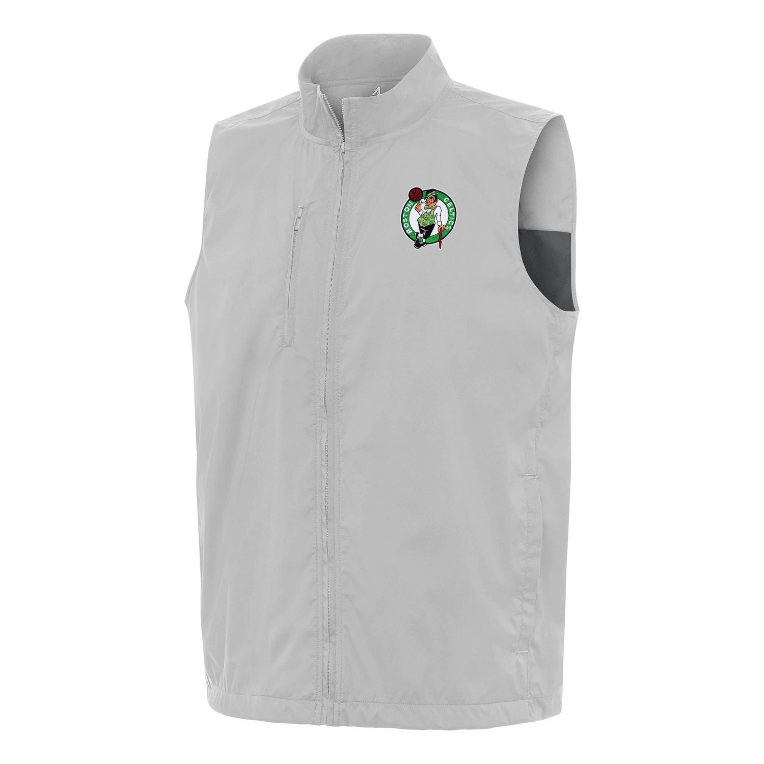 Antigua Men’s Boston Celtics Brisk Full-Zip Vest                                                                               - view number 1