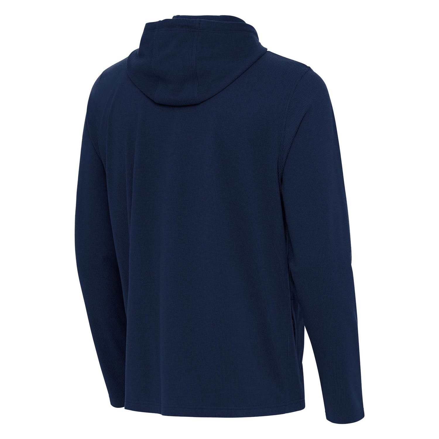 Antigua Milwaukee Brewers Connected Quarter-Zip Pullover Hoodie - view number 3