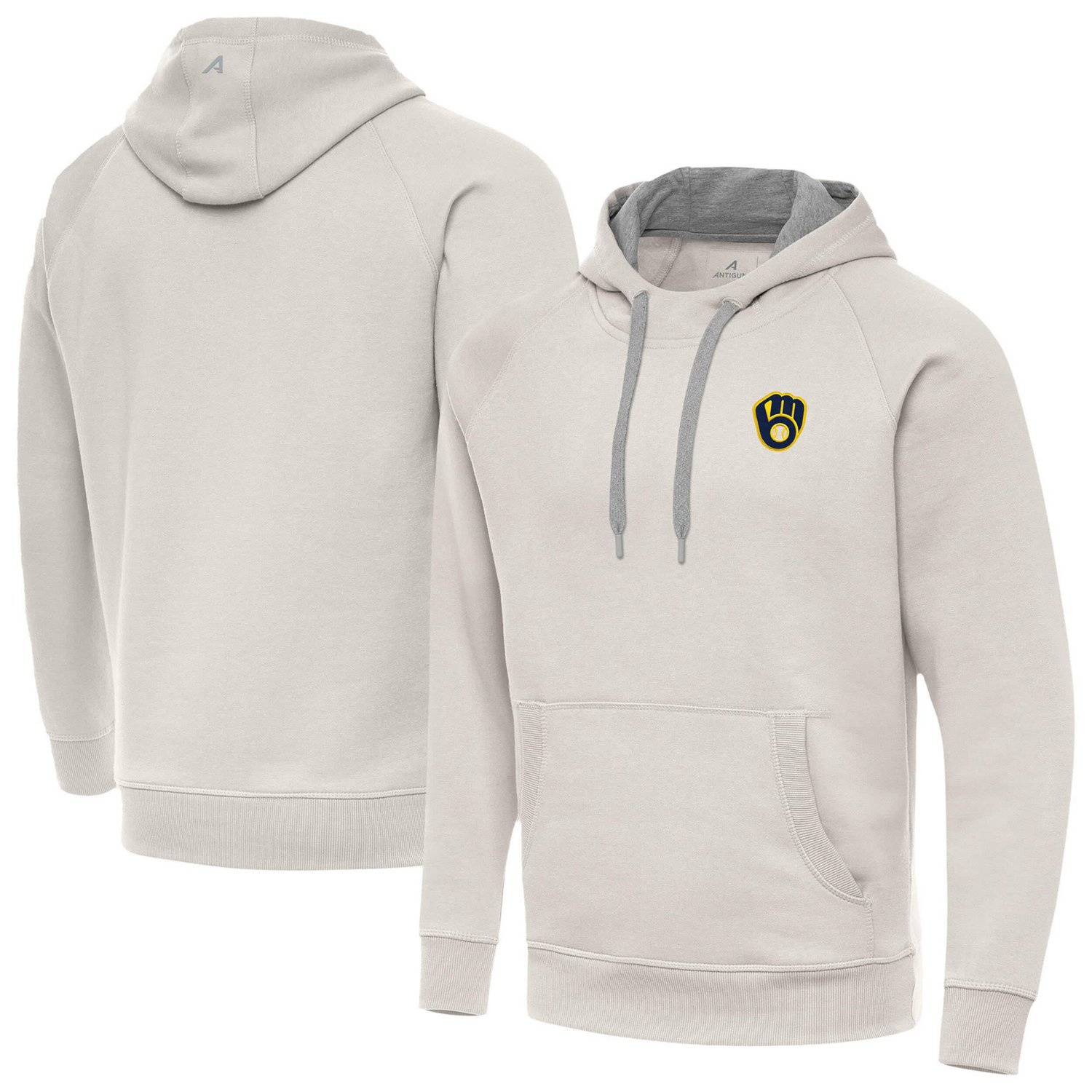 Antigua Milwaukee Brewers Victory Pullover Hoodie