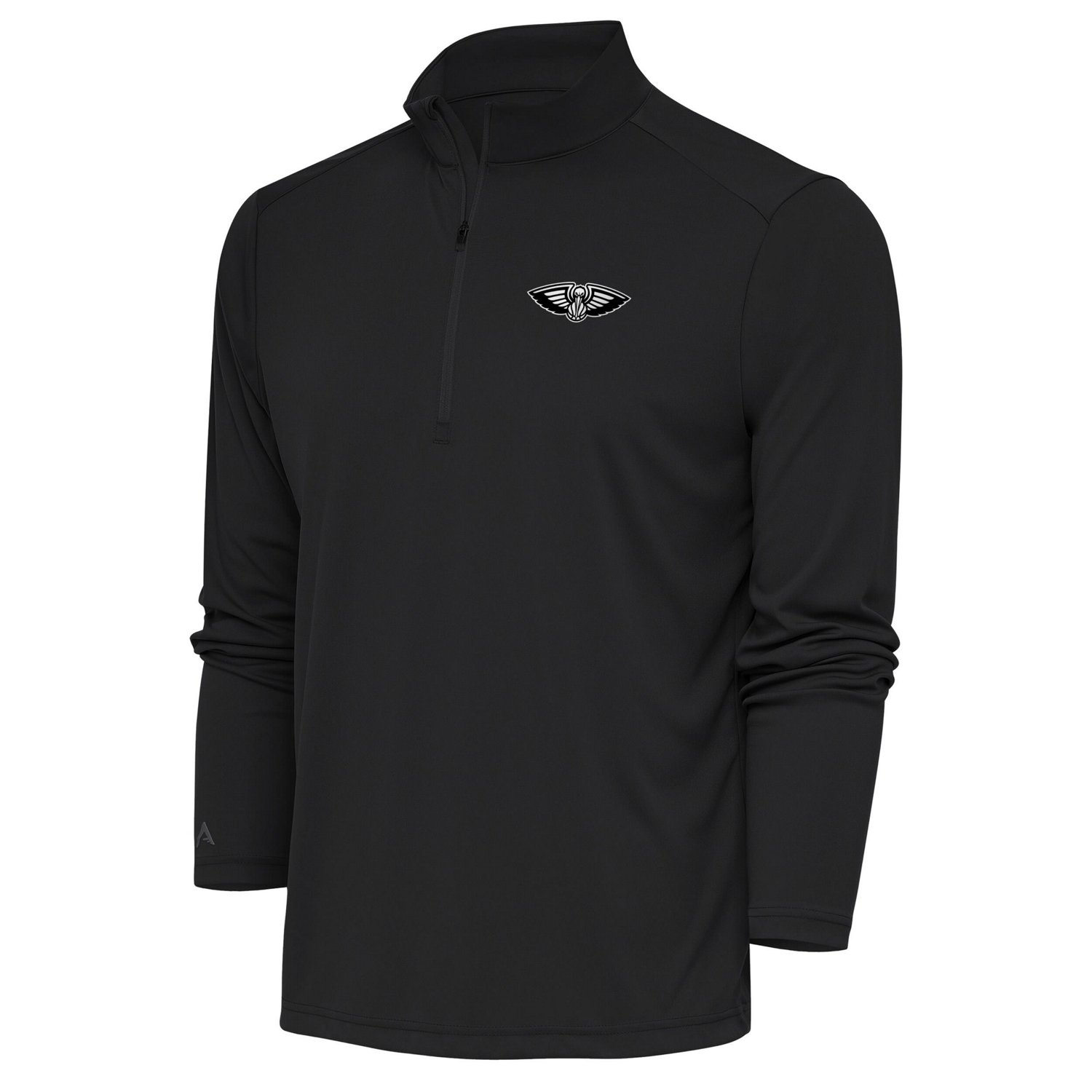 Antigua New Orleans Pelicans Metallic Logo Tribute Quarter-Zip Top                                                               - view number 1