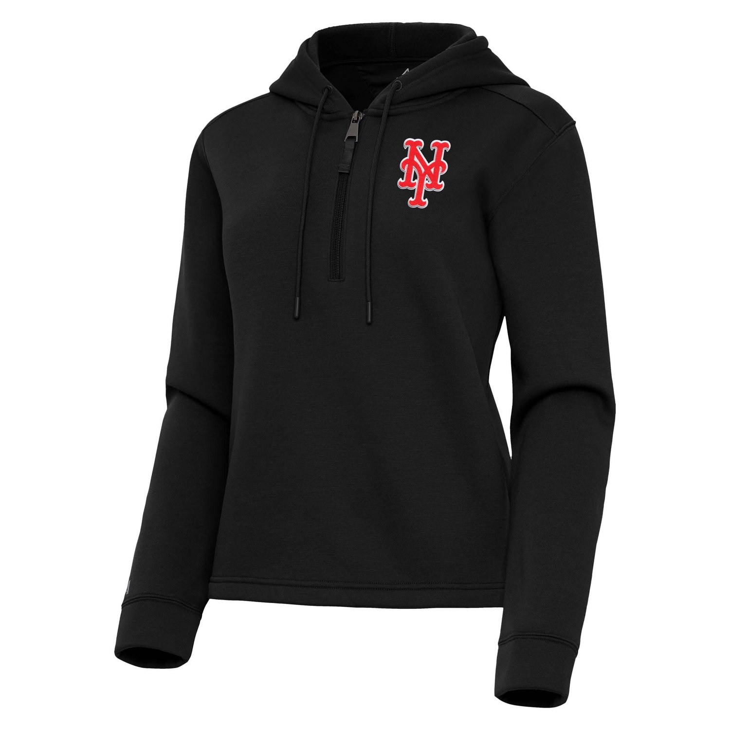 Antigua New York Mets Contemporary Quarter-Zip Hoodie - view number 2