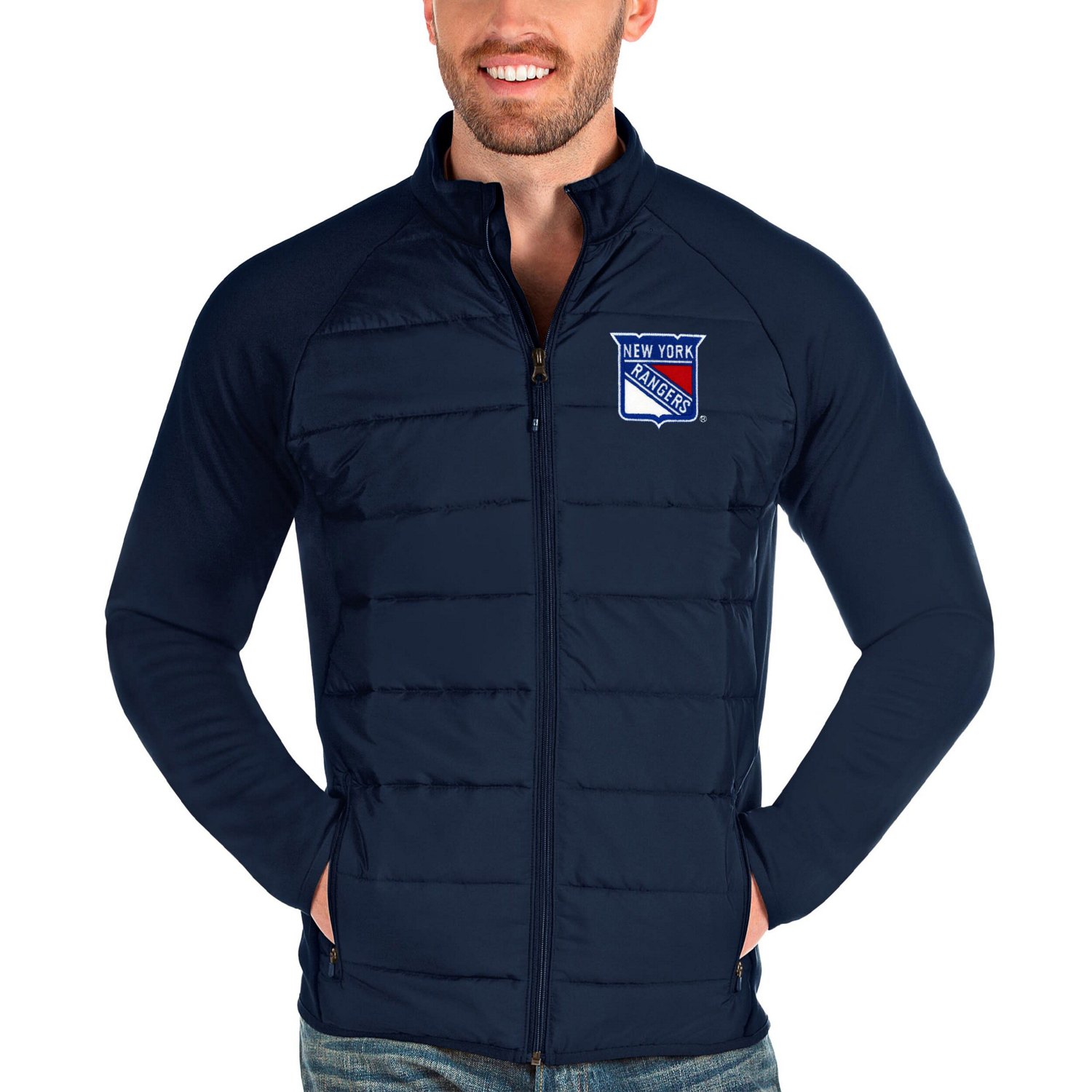 Antigua New York Rangers Altitude Full-Zip Jacket - view number 1